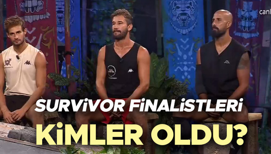 SURVİVOR FİNALİSTLERİ 2025 KİMLER Dün akşam Survivor son bölümde finale kim kaldı, kimler kazandı, kim elendi Canlı yayın eleme düellosunda Volkan, Adem ve Batuhan mücadelesi