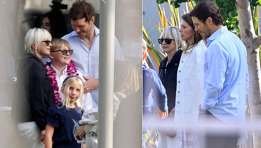 Bir yanında eski, bir yanında yeni karısı… Her şey küçük oğlumuz için