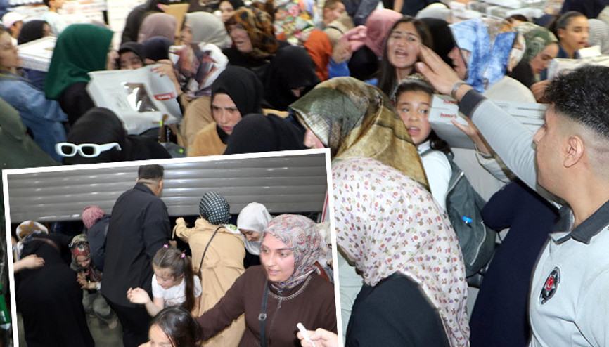 AVMde izdiham: Duyan koşup geldi Saatlerce kuyrukta beklediler, içeride birbirleriyle yarıştılar | Mağaza sahibi bile şaşkına döndü
