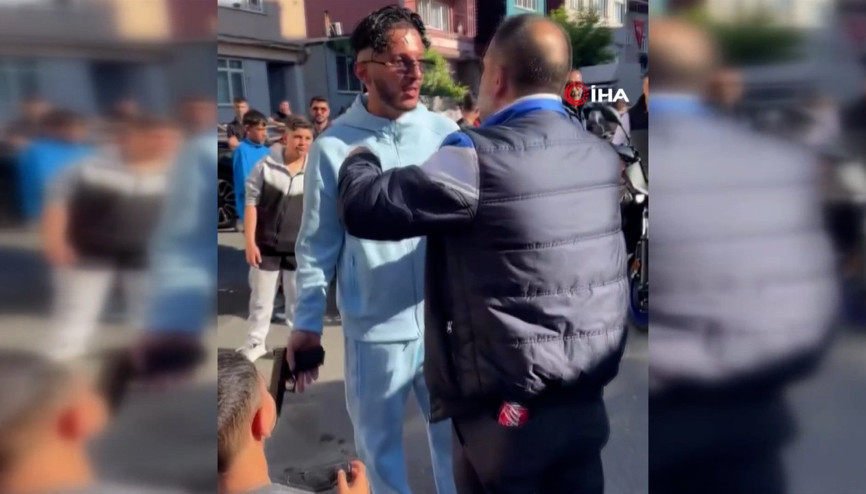 Şişli’de gerçek sandılar klip çekimi çıktı Mahalleli silahlara tepki gösterdi