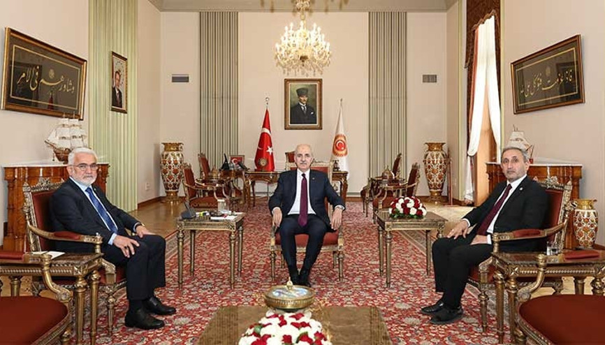 TBMM Başkanı Kurtulmuş, Yapıcıoğlunu kabul etti