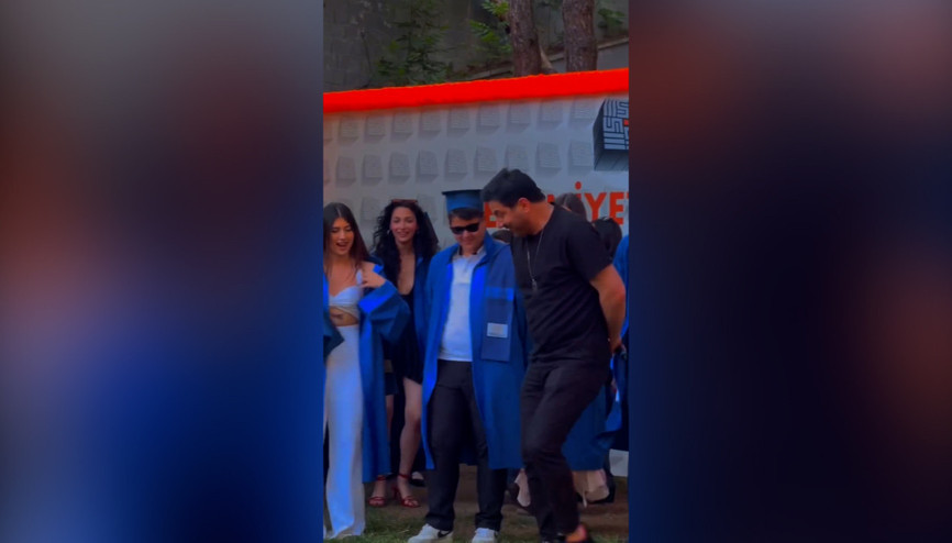 Davut Güloğlunun kızı Şeyma Su Gül, mezun oldu