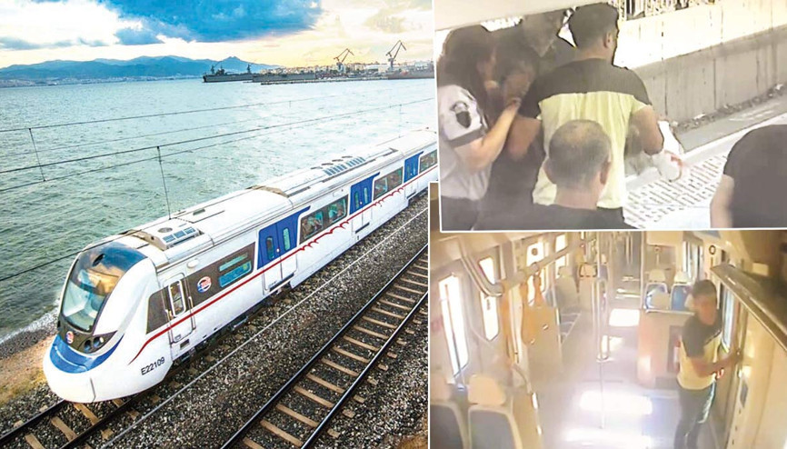 Uygar toplumun düşmanı... Trende sigara içti, kapıları engelledi, güvenlik görevlisini yumruğuyla öldürdü Uygar toplumun düşmanı... Trende sigara içti, kapıları engelledi, güvenlik görevlisini yumruğuyla öldürdü