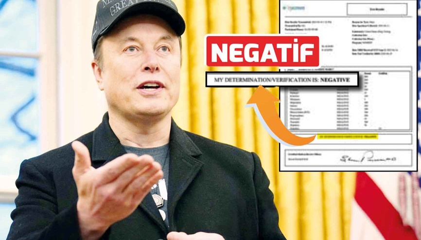 Uyuşturucu testini paylaştı