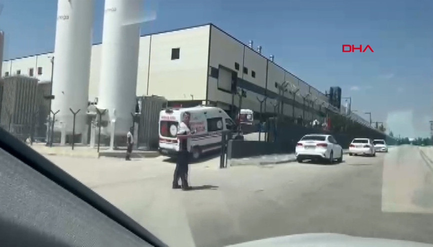 Polatlı’da lityum fabrikasında gaz sızıntısı