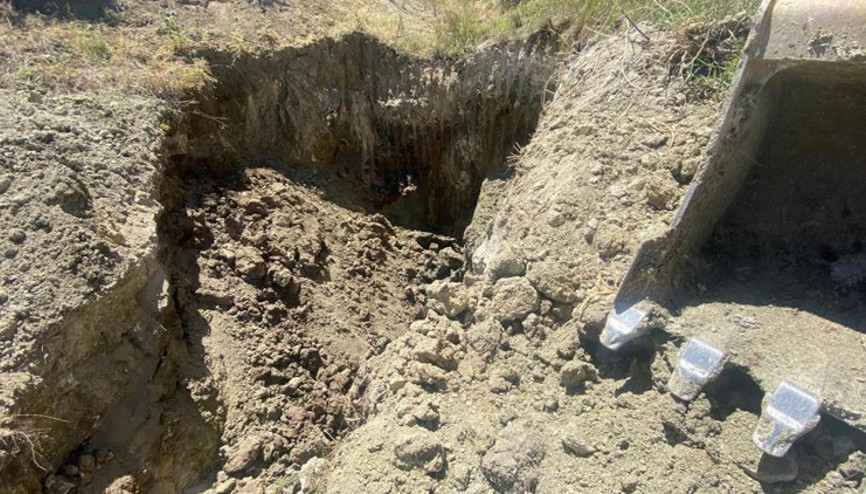 Adıyamanda göçük altında kalan kişi hayatını kaybetti