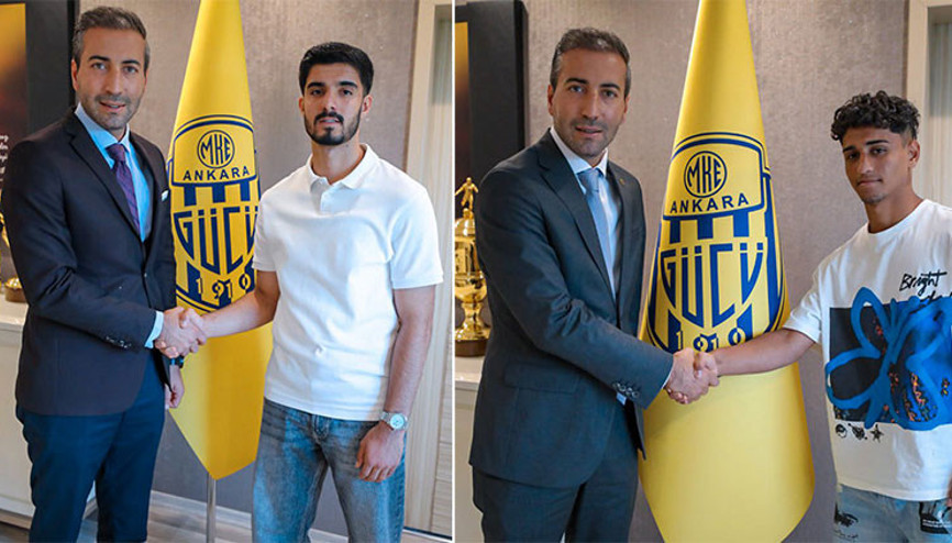 Ankaragücünde çifte imza