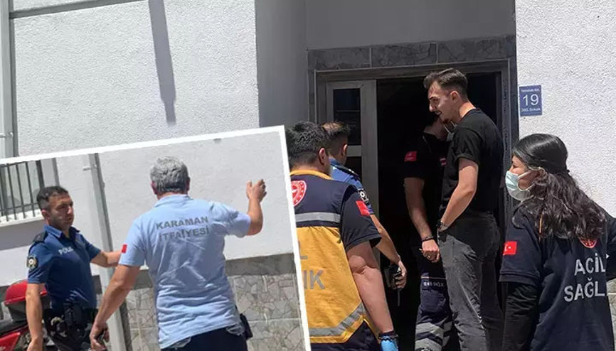 Apartmandan yayılan koku ekipleri alarma geçirdi Gerçek çok başka çıktı