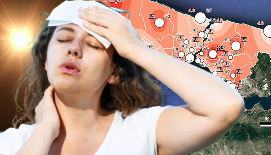 İstanbul’da sıcak alarmı: Ölüm riski bu ilçelerde yükseliyor Yaz haritası korkuttu