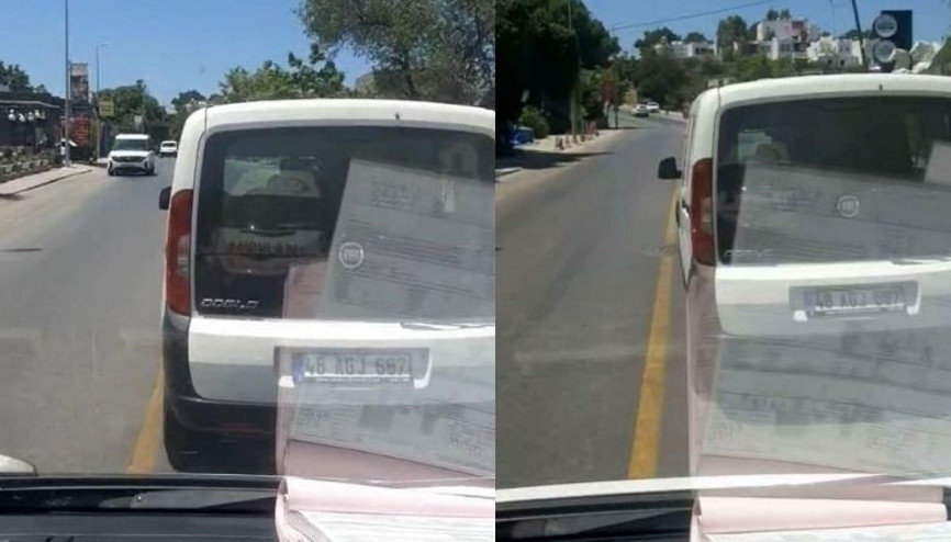 Yol vermemek pahalıya patladı Sürücüye 933 lira ceza kesildi