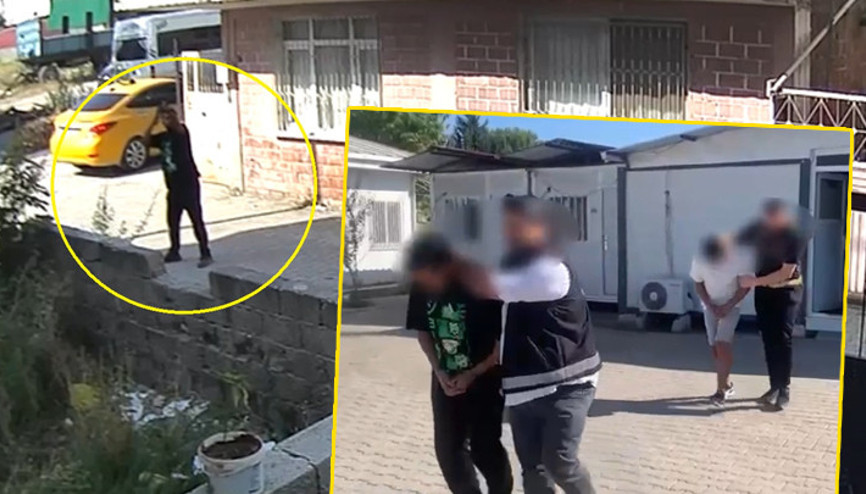 Osmaniyede taksi gasbedip, eve pompalı tüfekle ateş açan 2 şüpheli tutuklandı