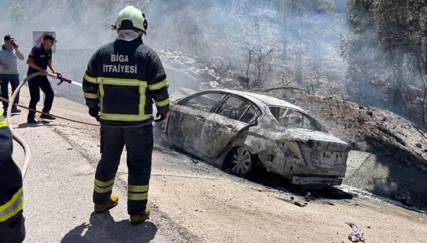 Korkunç kaza: Baba yanarak öldü; anne ile oğlu yaralandı