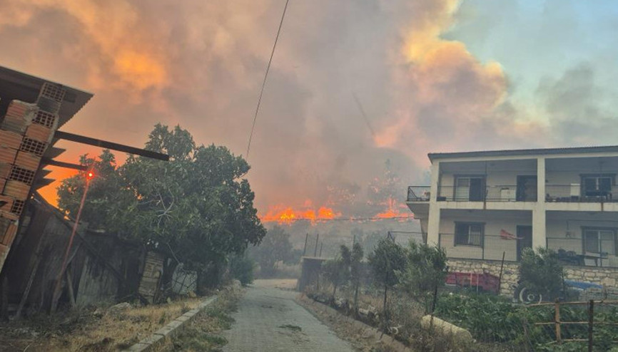 İzmirdeki yangın kontrol altında