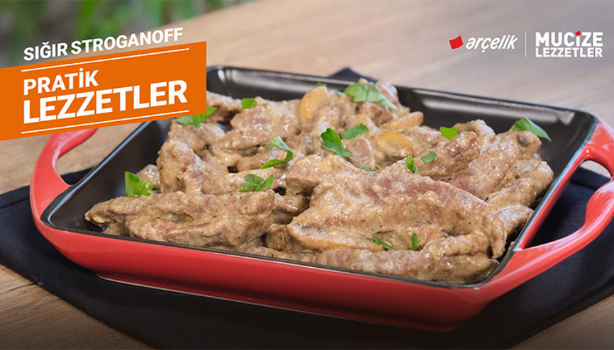 Sığır stroganoff tarifi | Mucize Lezzetler