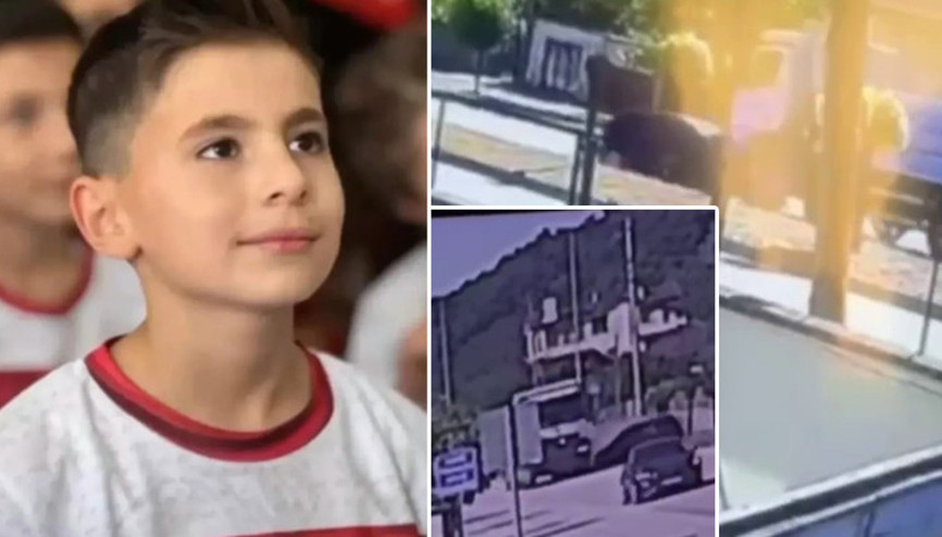 Düzcede feci kaza Hafriyat kamyonunun çarptığı otomobilden fırlayan Enes, hayatını kaybetti