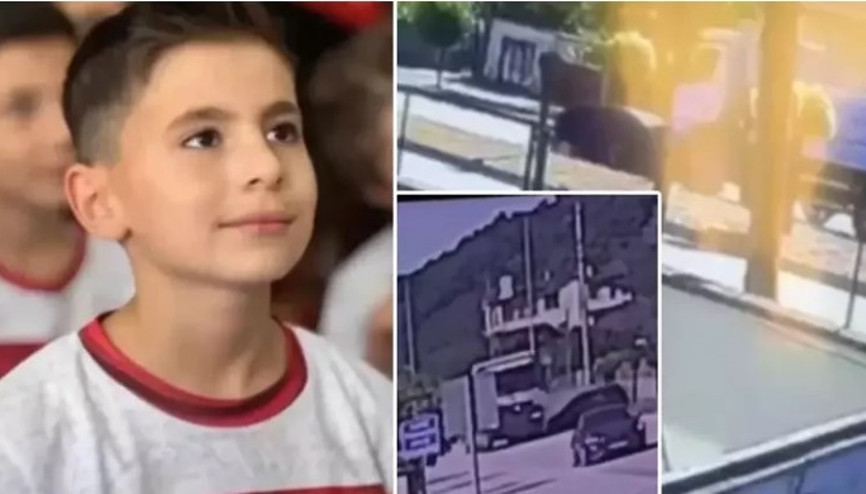 Hafriyat kamyonunun çarptığı otomobilden fırlayan Enes hayatını kaybetti
