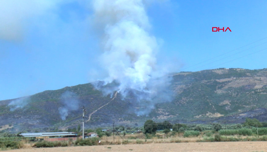 Ödemişteki orman yangını 3üncü gününde