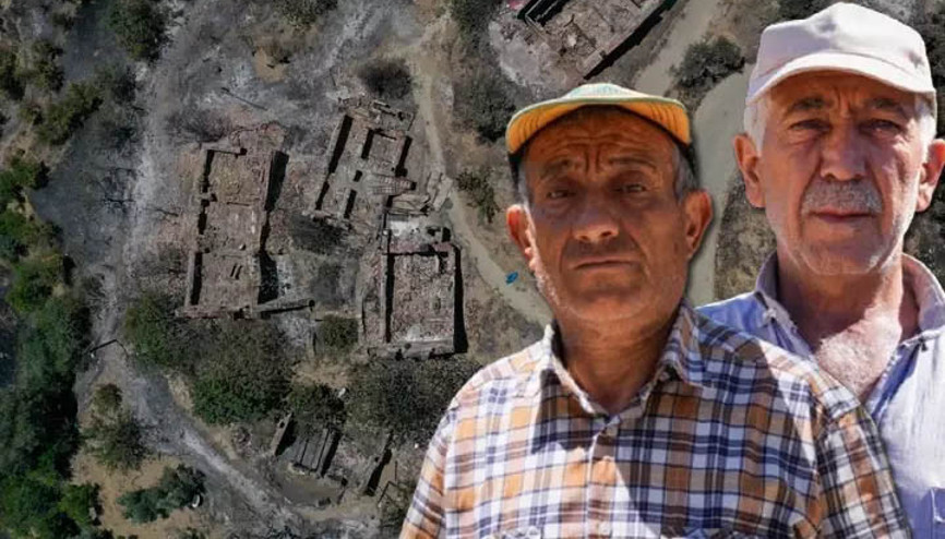 Ödemişteki yangın hayalet köye dönüştürdü Üzerimizdeki elbiselerle kaldık, tam bir kaostu