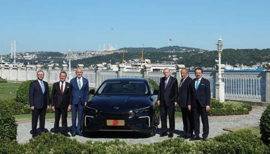 Cumhurbaşkanı Erdoğan, Toggun yeni modelini test etti