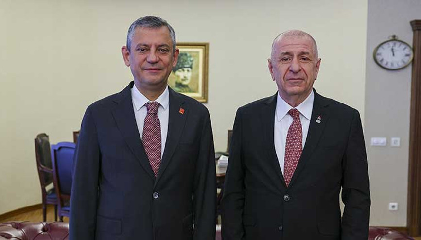 CHP Genel Başkanı Özel, Zafer Partisi Genel Başkanı Özdağ ile görüştü