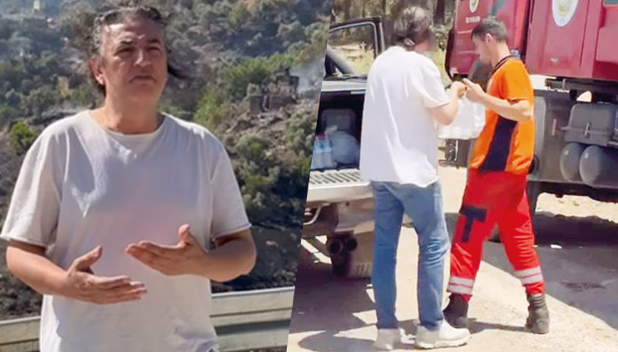 Çelik yangın bölgesinde