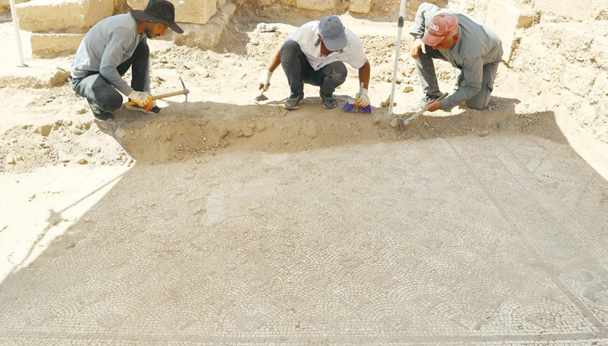 1500 yıllık mozaik bulundu