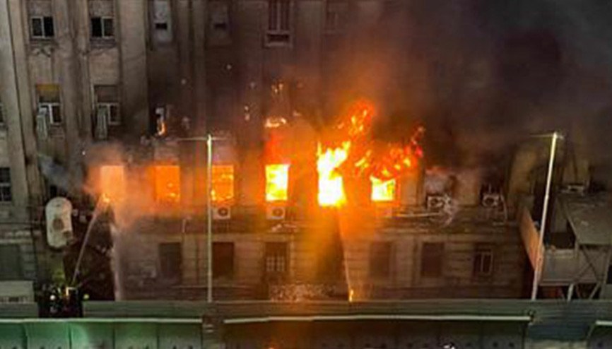 Mısırda korkutan yangın: Ölü ve yaralı sayısı açıklandı