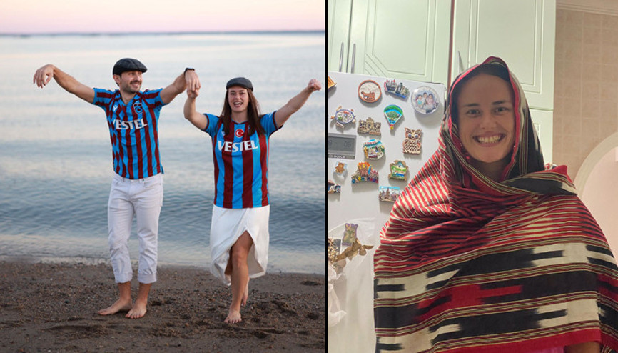 Amerikadan Trabzona gelin geldi Sosyal medya paylaşımları ilgi gördü Amerikadan Trabzona gelin geldi Sosyal medya paylaşımları ilgi gördü