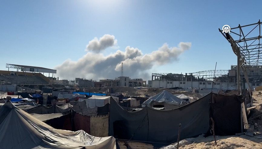 İsrail, Han Yunus’un batısında bir yerleşim bölgesini yoğun bombardımanla hedef aldı