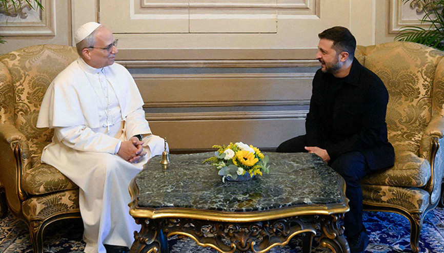 Vatikanda kritik ziyaret: Zelenski ile Papa görüştü