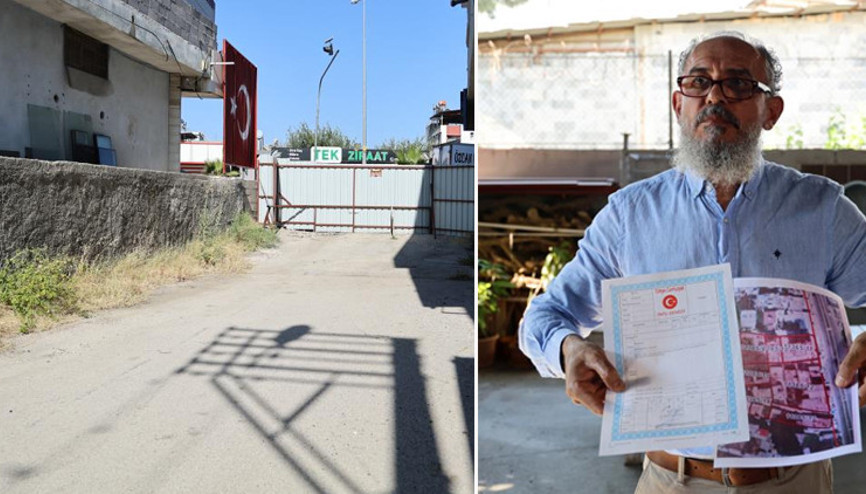 Burası tapulu arazim. Sokak değil deyip sokağı kapattı Burası tapulu arazim. Sokak değil deyip sokağı kapattı