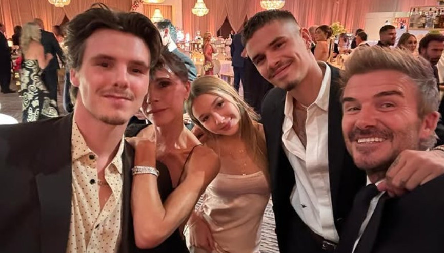 David Beckham ve ailesi