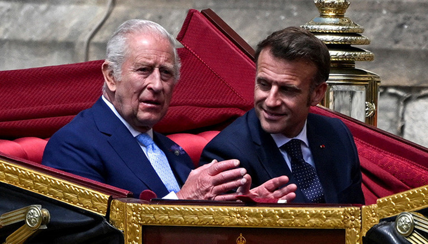 Fransa Cumhurbaşkanı Macrondan protokol ihlali