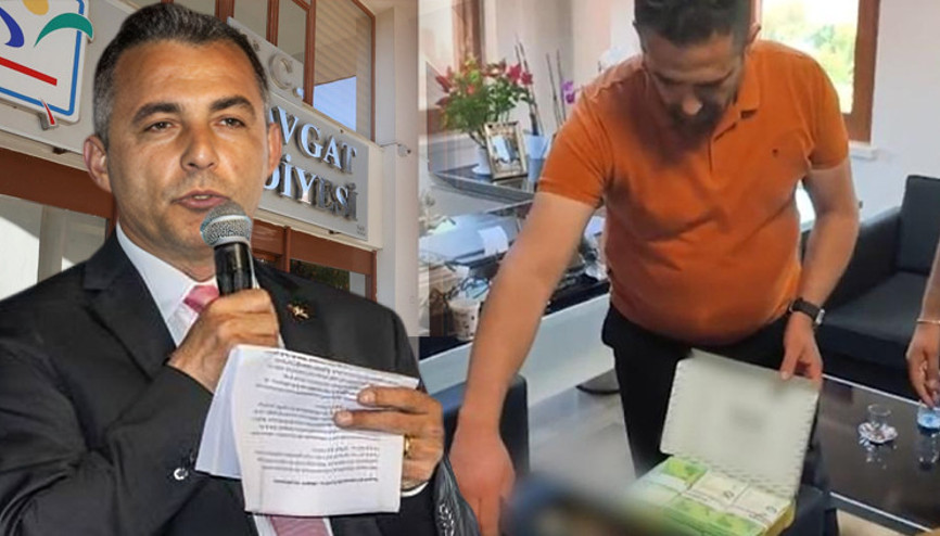 Manavgat Belediyesine yolsuzluk operasyonu | Baklava kutusu görüntüleri ortaya çıkmıştı: Başkan Yardımcısı Her şeyi anlatıp not defterini verdi