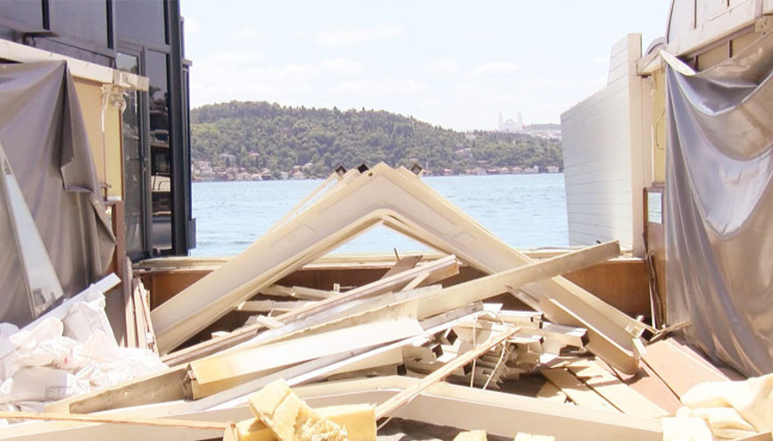 Bebek’teki kaçaklara yıkım