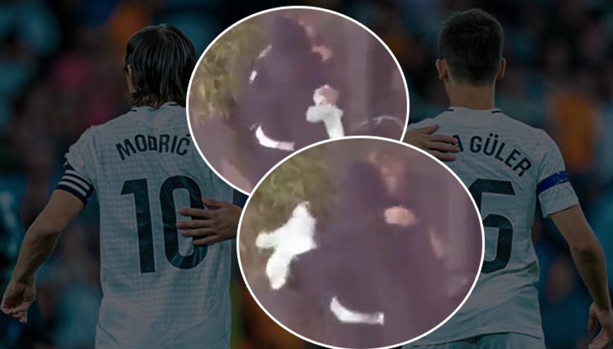 Luka Modric, 10 numaralı formasını Arda Gülere verdi İşte o anlar