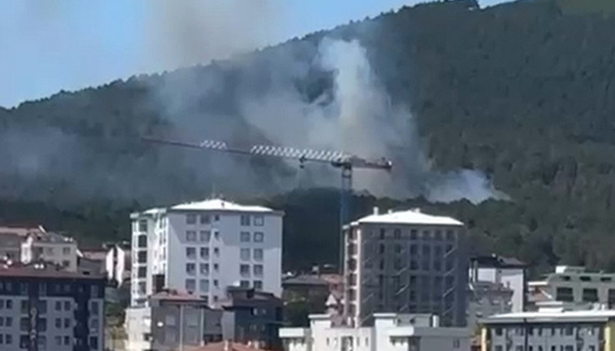 İstanbulda Aydos Ormanında çıkan yangın söndürüldü