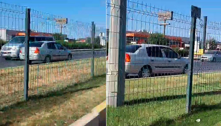 Paniğe yol açtı Edremitte bir araç karayolunda ters yönde gitti Paniğe yol açtı Edremitte bir araç karayolunda ters yönde gitti