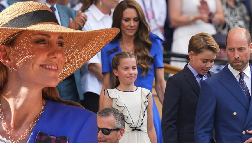 Afacan prensi evde bıraktılar... Annesi kızıyla, babası oğluyla... Mavilere bürünüp mutluluk saçtı