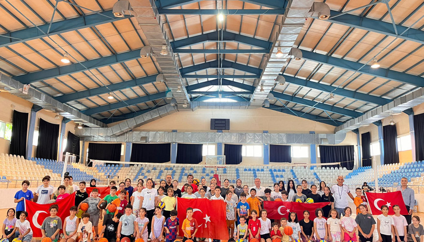 Yaz spor okulları coşkuyla başladı