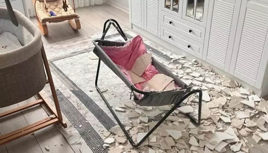 Ankarada korkunç olay Bebeğinin hayatını böyle kurtardı