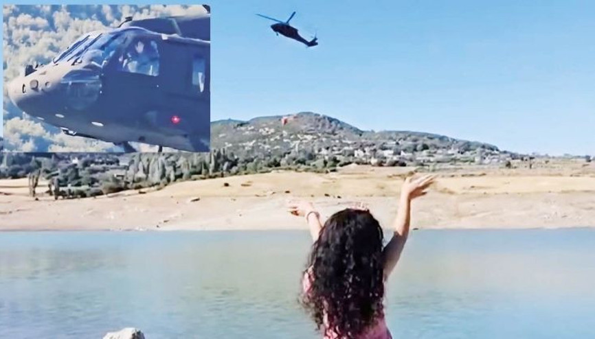 Sikorsky’yle havalara uçuran selamlaşma