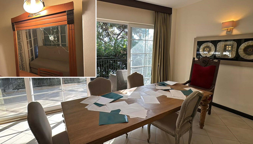 Cumhurbaşkanı Erdoğan ofis olarak kullanıyordu 15 Temmuz’un izleri hala duruyor