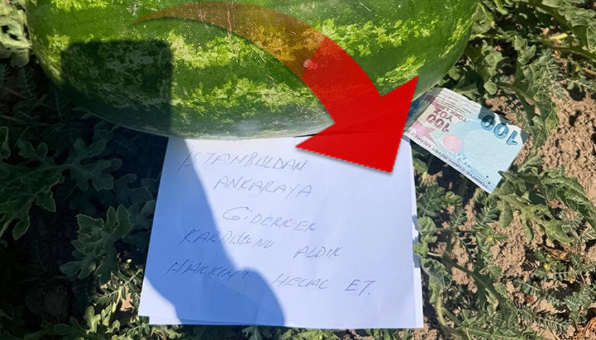 Tarlasındaki notu görünce duygulandı: Böyle güzel yürekli insanlar var mı hala