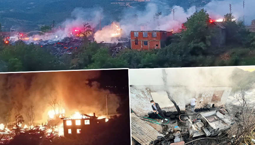 Boluda köyde büyük yangın: Hayvanlar öldü, 2 ev ve 10 samanlık küle döndü Yangının boyutu gün ağarınca ortaya çıktı Boluda köyde büyük yangın: Hayvanlar öldü, 2 ev ve 10 samanlık küle döndü Yangının boyutu gün ağarınca ortaya çıktı