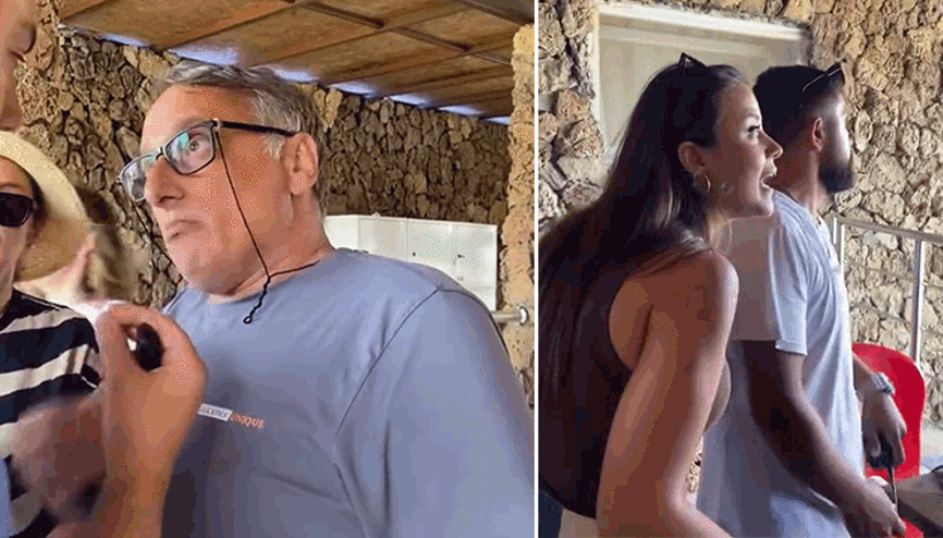 Sarıyerde özel plajda Karpuz sokamazsın kavgası: Kadına çocuklarının yanında şiddet