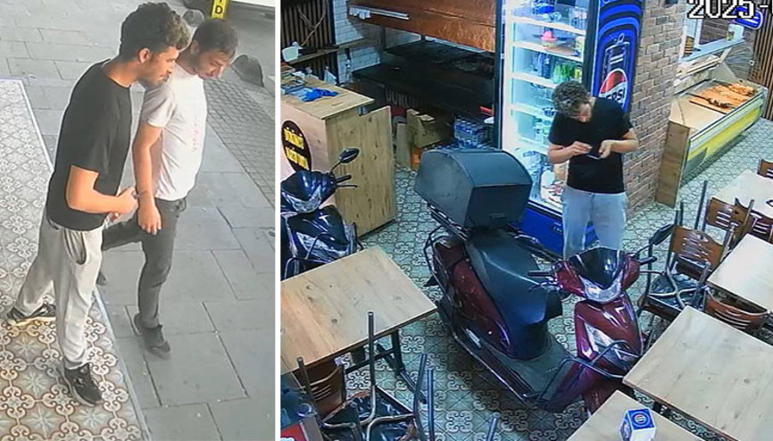 İki kardeşten telefon hırsızlığı: Biri bekledi diğeri çaldı