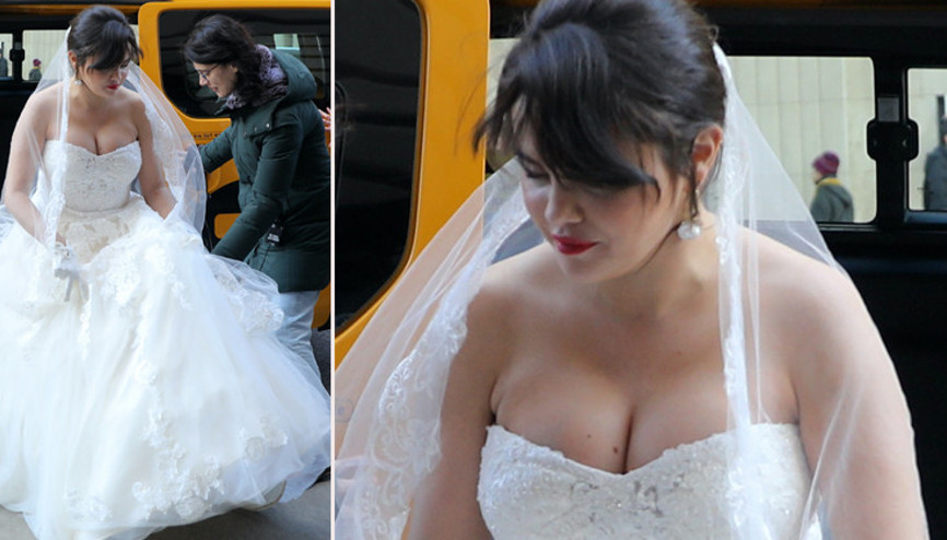 Aşkta yüzü gülmemiş, gözyaşları sel olmuştu... Minnettarım bu aşkı yaşatana Rol için giymişti, şimdi kendi gelinliğini diktiriyor