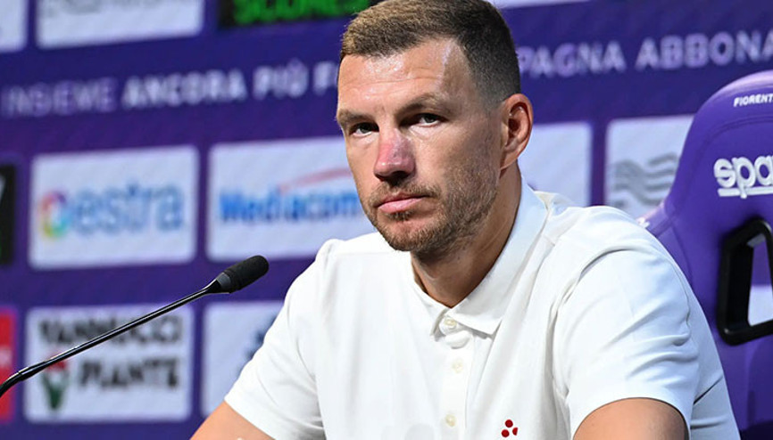 Edin Dzeko, Fiorentina transferi sonrası konuştu: Kenara atılacak biri değilim