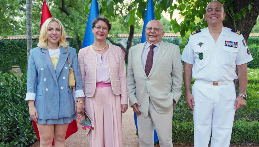 Arkas Mattheys Köşkü, Fransa Ulusal Bayramı Resepsiyonuna ev sahipliği yaptı